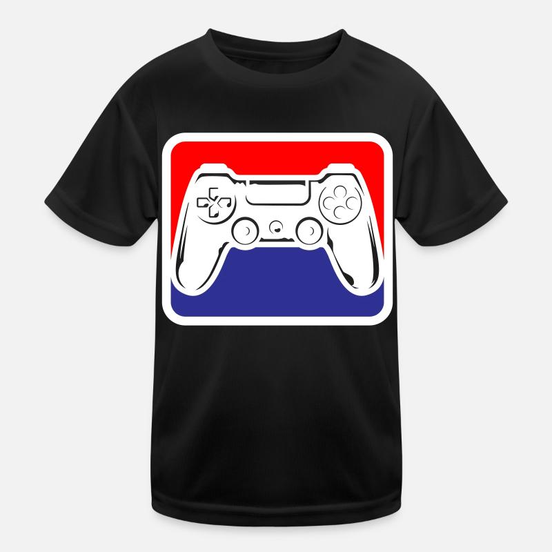 Gaming Gamepad Logo | Colors can be changed Kids Functional T-Shirt