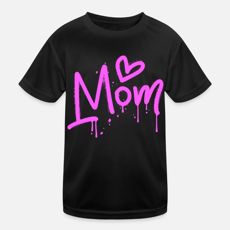 Mutterliebe Graffiti Kinder Funktions-T-Shirt