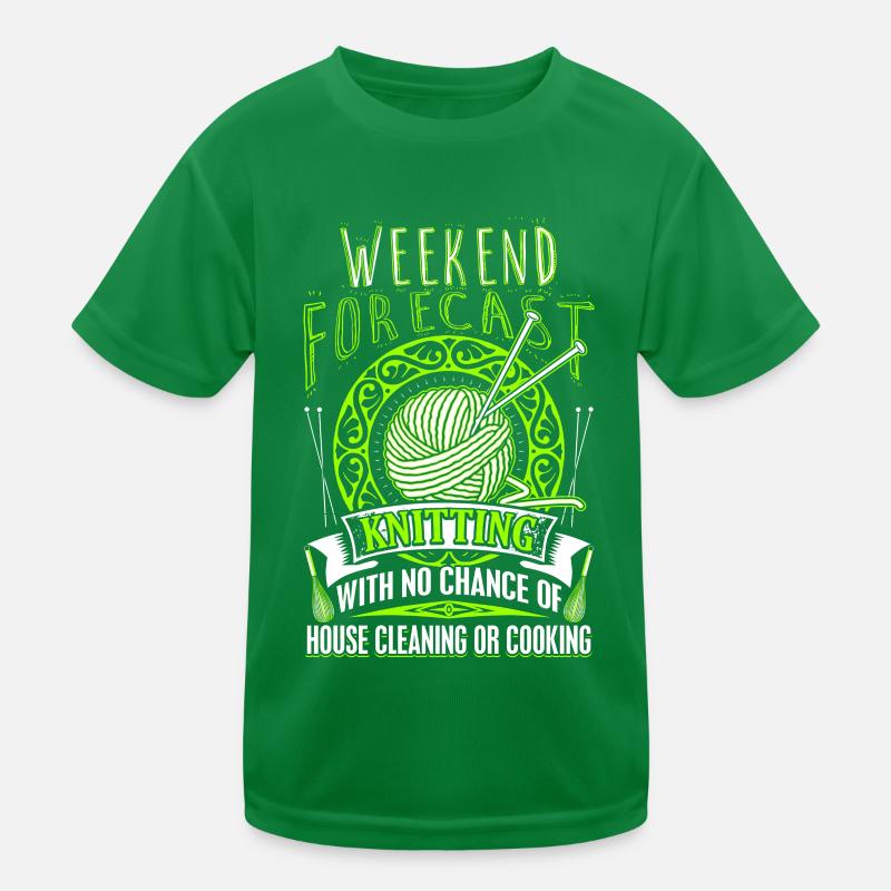 Weekend Forecast - Knitting - EN T-shirt sport Enfant