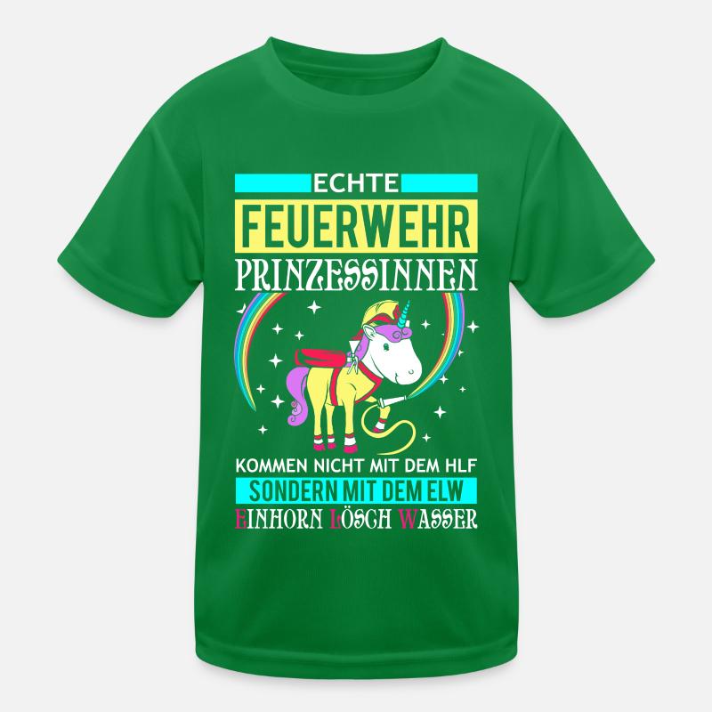 Princesse de feu - Licorne T-shirt sport Enfant