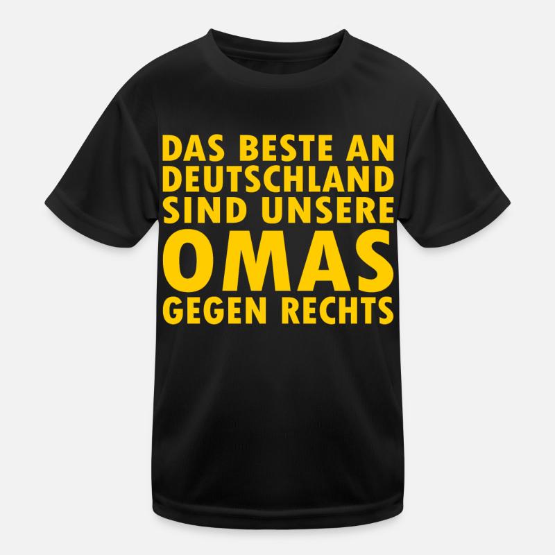 Omas gegen rechts Kinder Funktions-T-Shirt