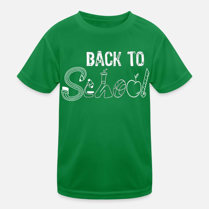 Back to school Kinder Funktions-T-Shirt