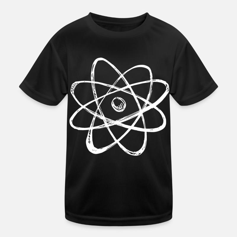 Atom Struktur Skizze retro Kinder Funktions-T-Shirt
