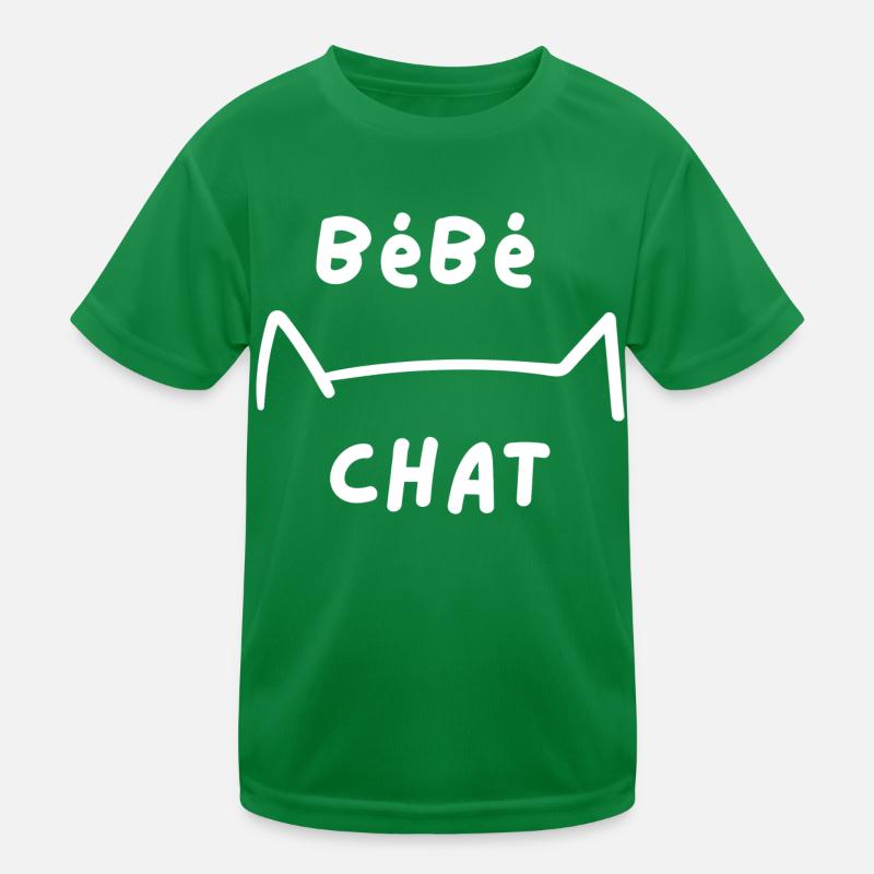Bébé chat T-shirt sport Enfant