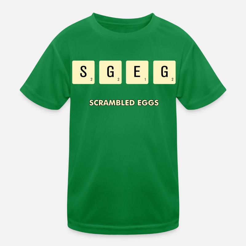 Scrambled Eggs Kids Functional T-Shirt