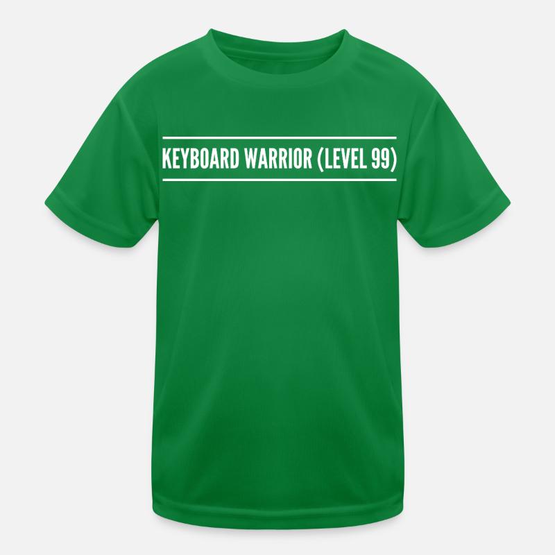 keyboard warrior ( level 99 ) T-shirt sport Enfant