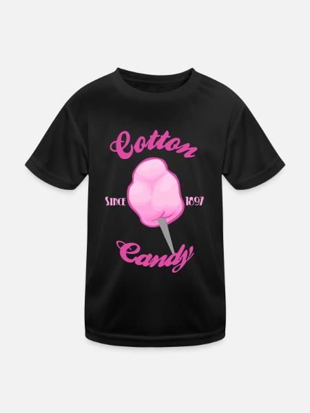 Cotton candy 2 - Kids Functional T-Shirt - black - Front