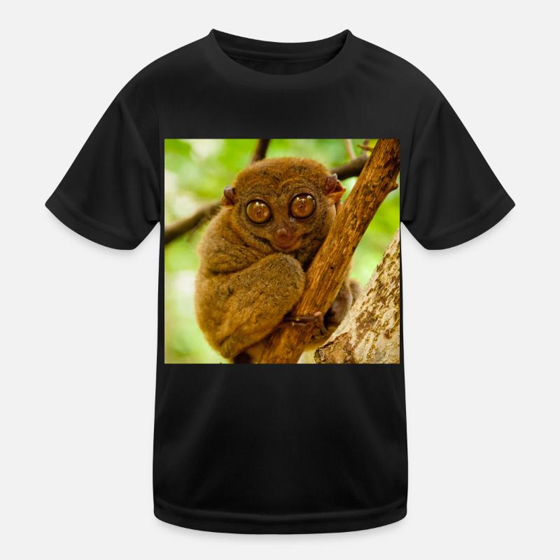 Affe Maske mask Monkey Mask Kinder Funktions-T-Shirt