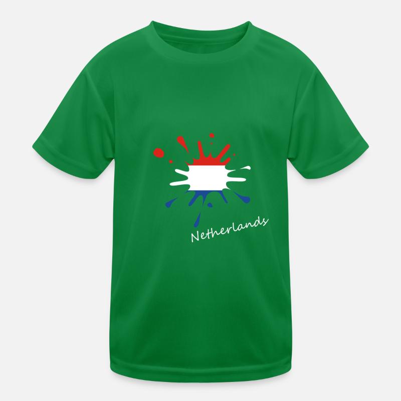 netherlands Holland Niederlande Kinder Funktions-T-Shirt