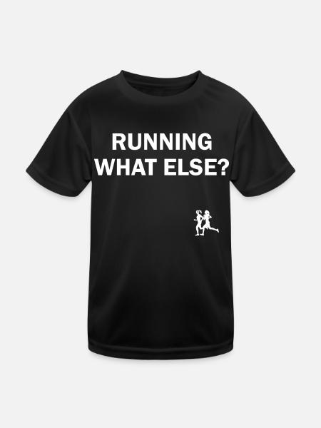 Triathlon Swim Bike Run Marathon - Kinder Funktions-T-Shirt - Schwarz - Vorne