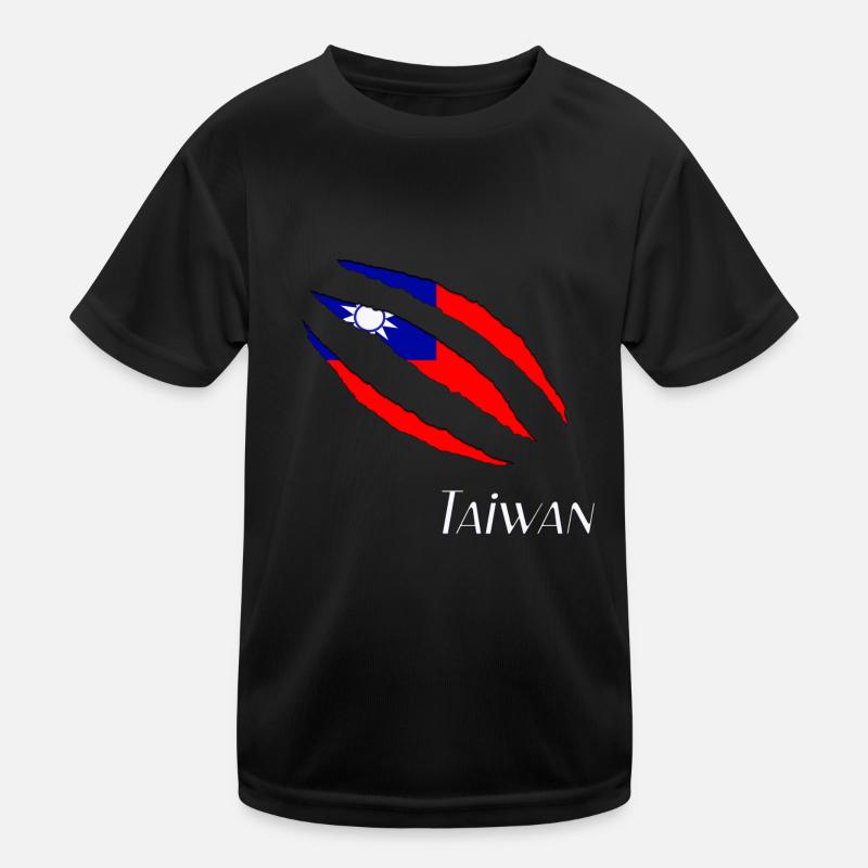 Taiwan Flag Kinder Funktions-T-Shirt