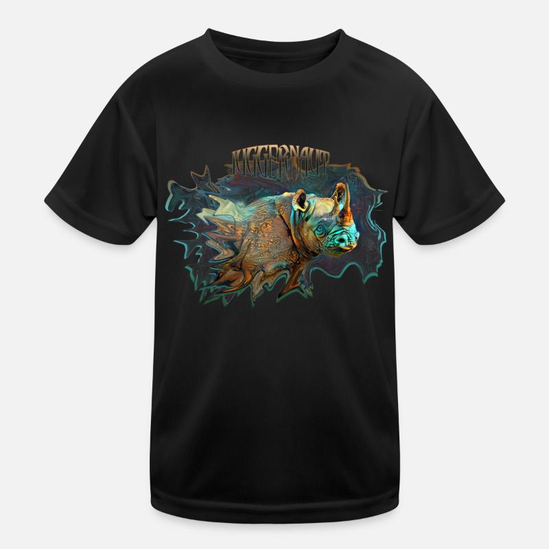 Nashorn Kinder Funktions-T-Shirt