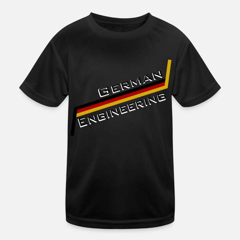 German Engineering Kinder Funktions-T-Shirt