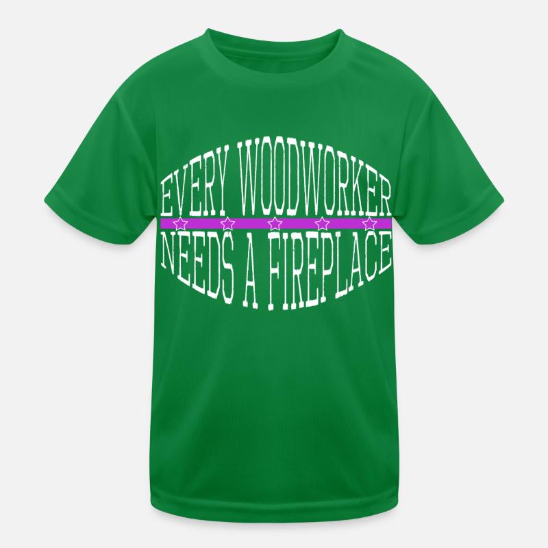 funny sayings chainsaw woodcutter apprentice Kids Functional T-Shirt