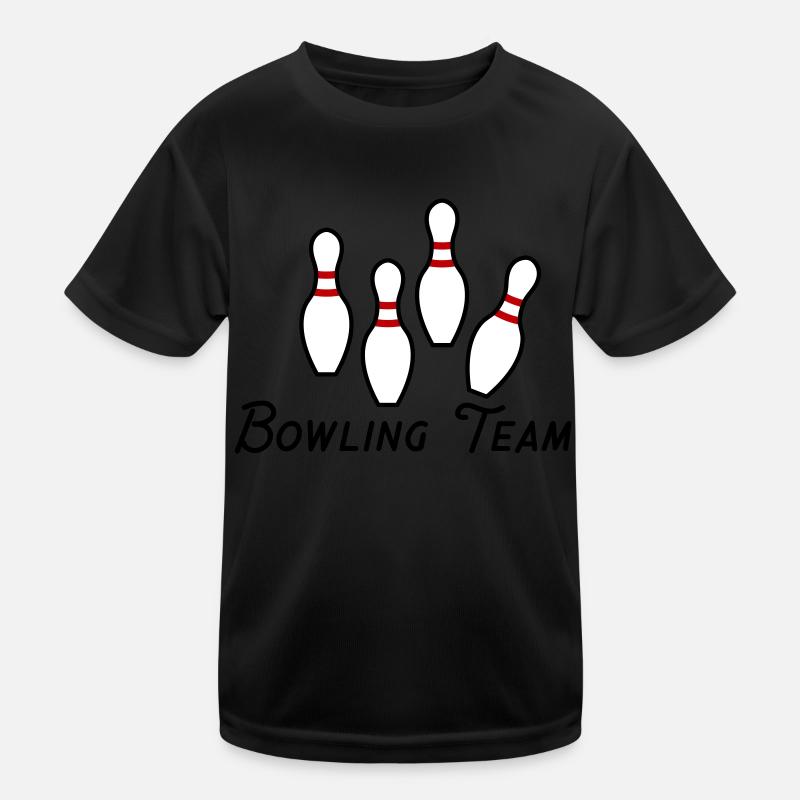 Bowling Team Kids Functional T-Shirt