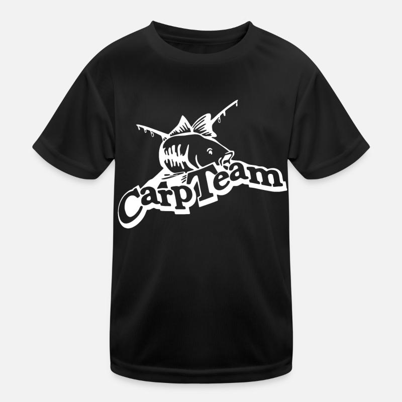 CARP TEAM CARPHUNTER KARPFEN ANGLER KARPFENANGLER T-shirt sport Enfant