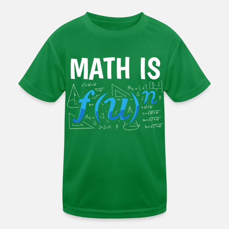 Math Is Mathe Mathematik Lehrer Wissenschaft Kinder Funktions-T-Shirt