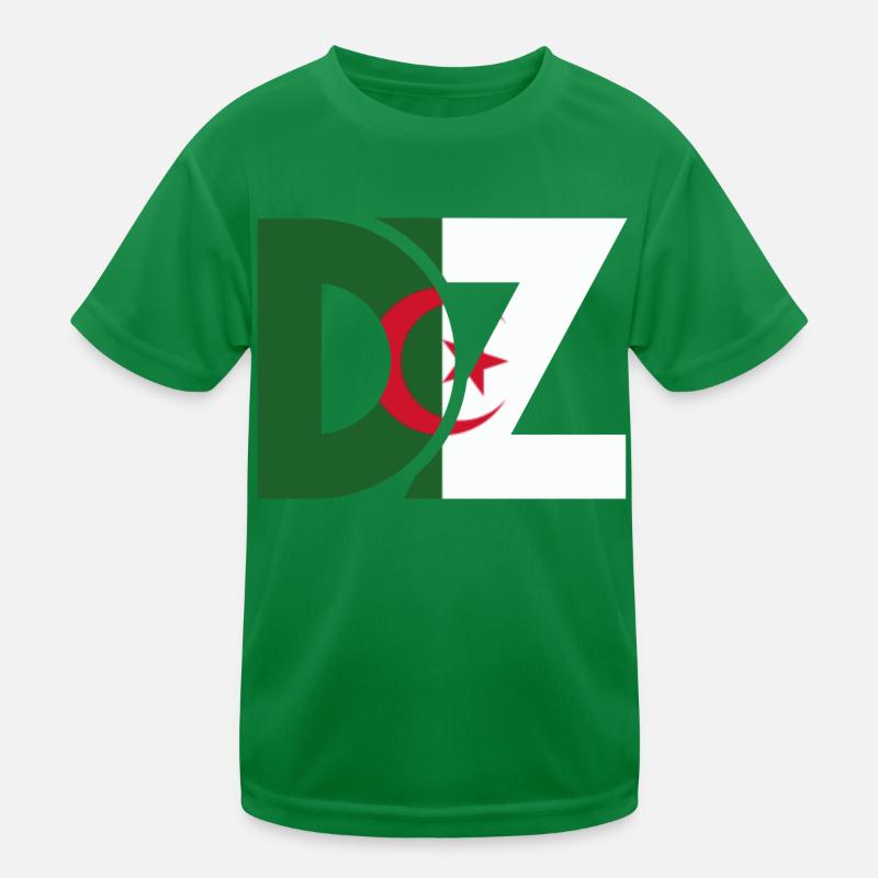 Algerische DZs - Algerien Geschenkidee Kinder Funktions-T-Shirt