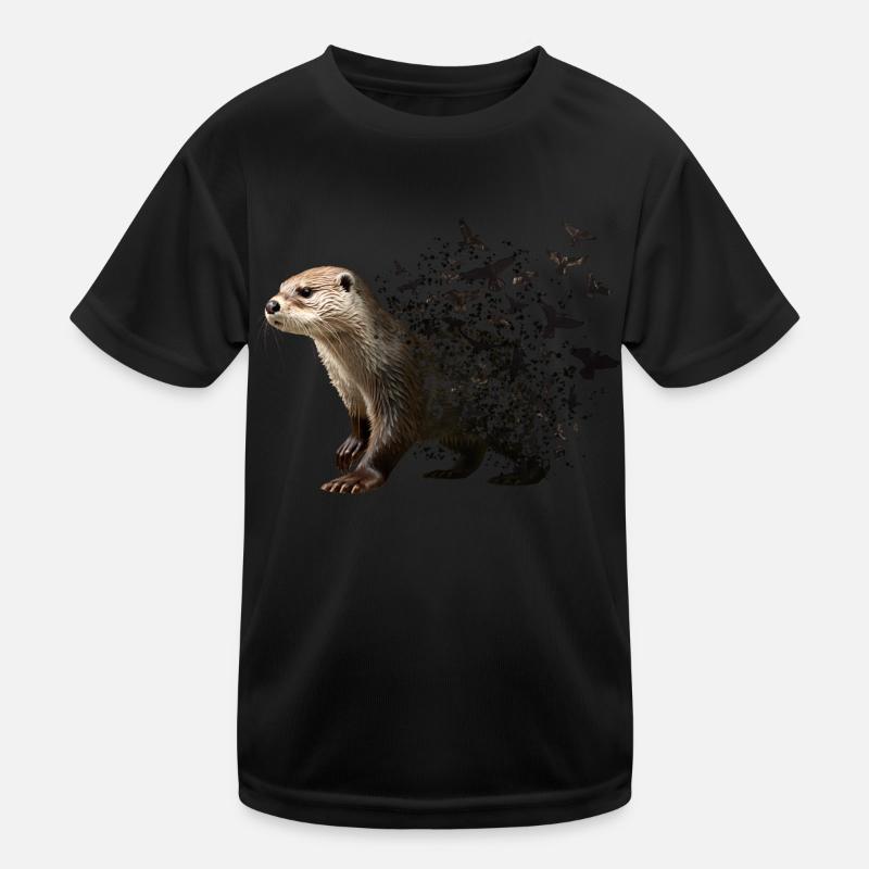 Otter Kinder Funktions-T-Shirt