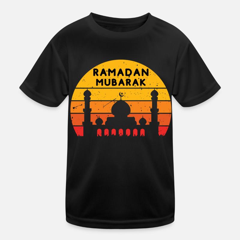 Ramadan Moubarak Coucher De Soleil T-shirt sport Enfant
