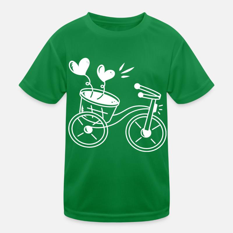 Coeurs de vélo de mariage T-shirt sport Enfant
