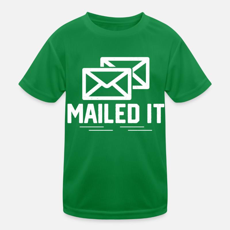 Mailed It Mailman Postal Worker Kids Functional T-Shirt