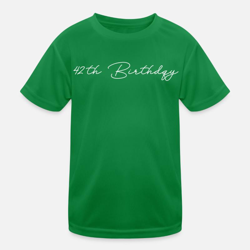 42th Birthday Kids Functional T-Shirt