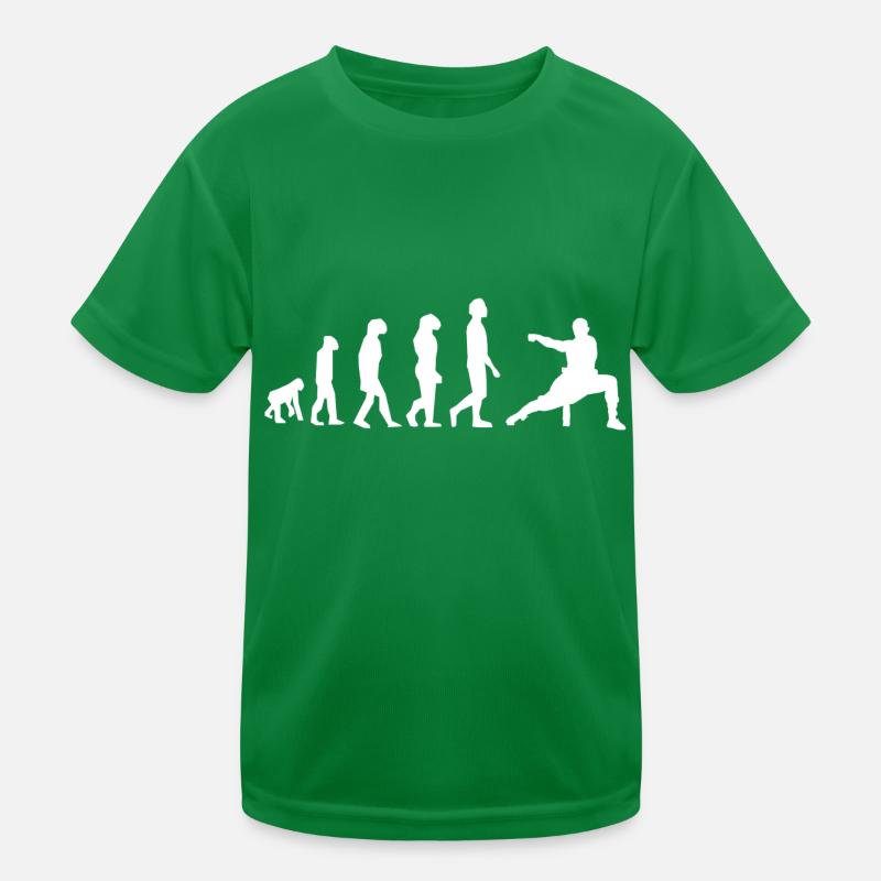 Kung-Fu-Evolution Kinder Funktions-T-Shirt