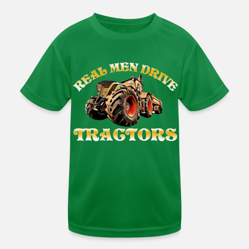 Tractor Kids Functional T-Shirt