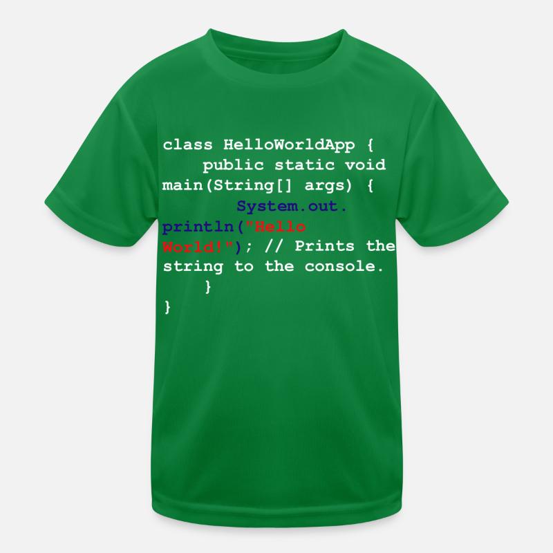 Programmer Coder Software Developer Kids Functional T-Shirt