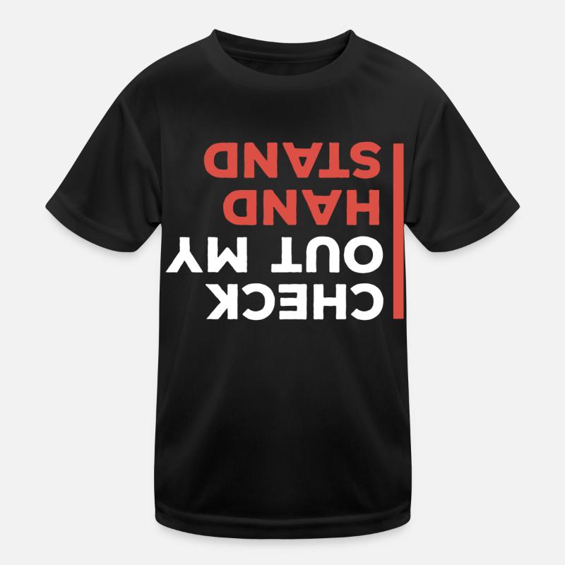 Regarde mon stand de breakdance bboy T-shirt sport Enfant