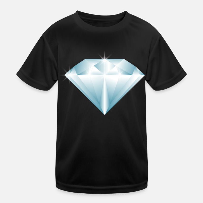 Diamant Edelstein Diamanten Wertanlage Schmuck Kinder Funktions-T-Shirt
