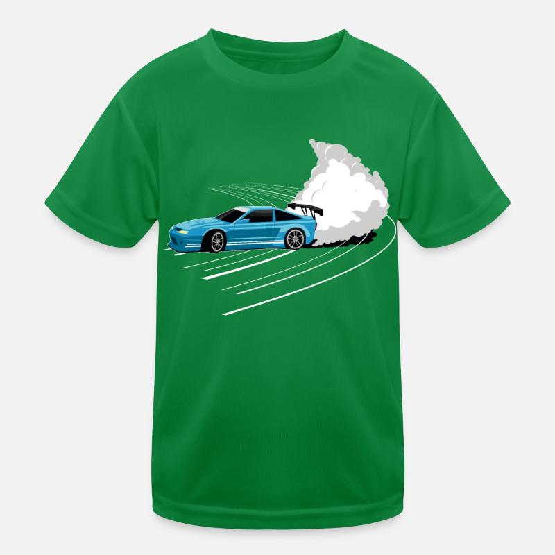 Auto Drift racing tuning Kids Functional T-Shirt