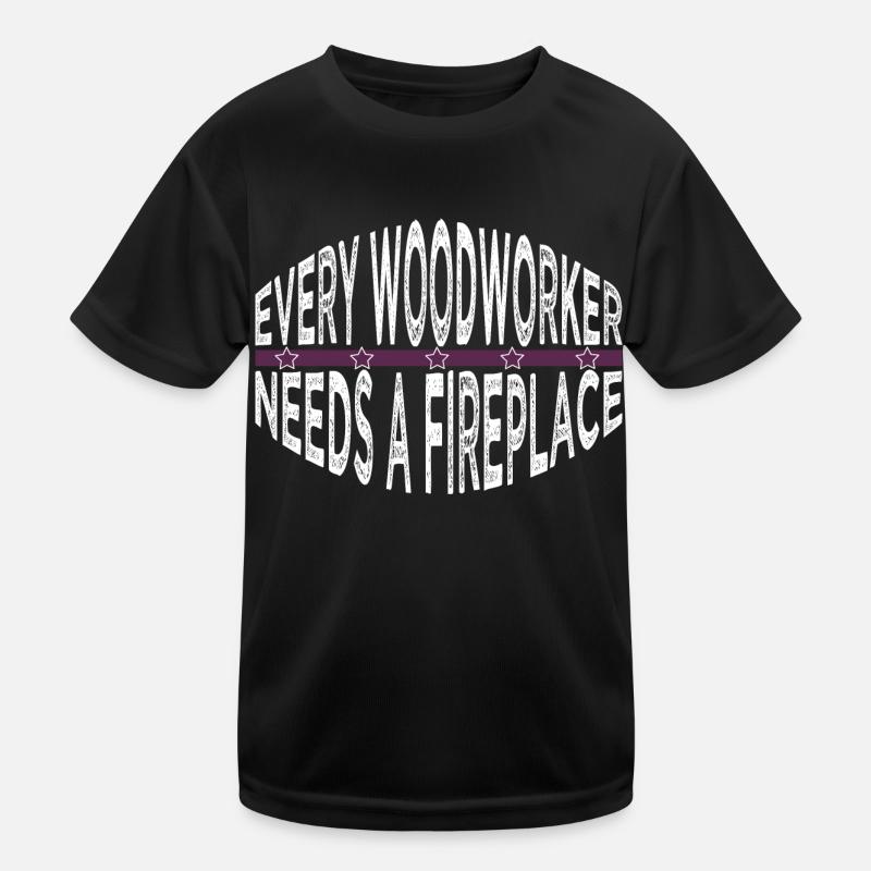 carpentry funny woodworking daddesign cabinetmaker Kids Functional T-Shirt