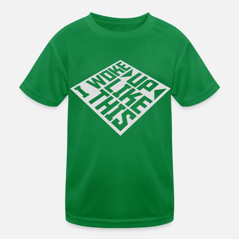 Je me suis réveillé comme ça T-shirt sport Enfant