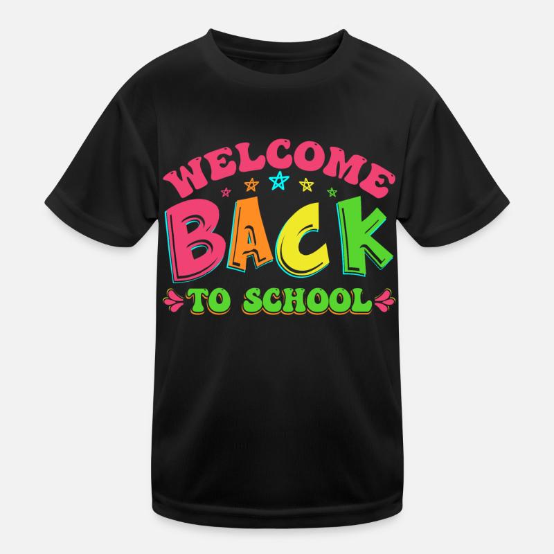 Bienvenue à l’école, la rentrée scolaire commence à s’amuser T-shirt sport Enfant