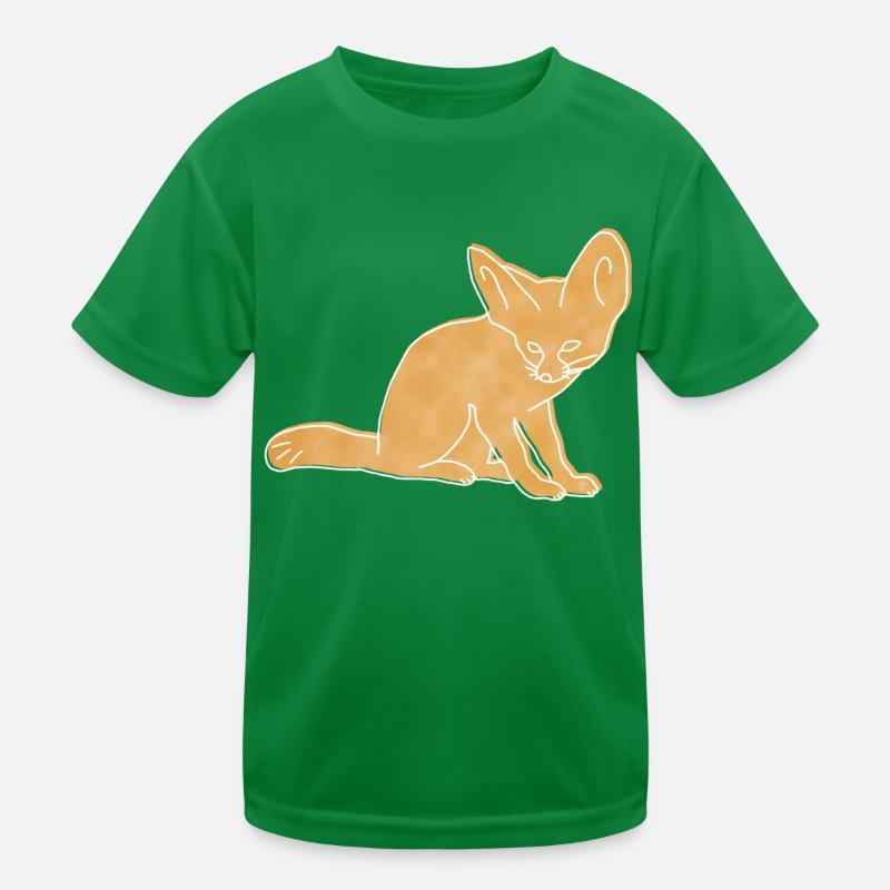 « Fennek », Boho Line Art Design, série « Desert » T-shirt sport Enfant