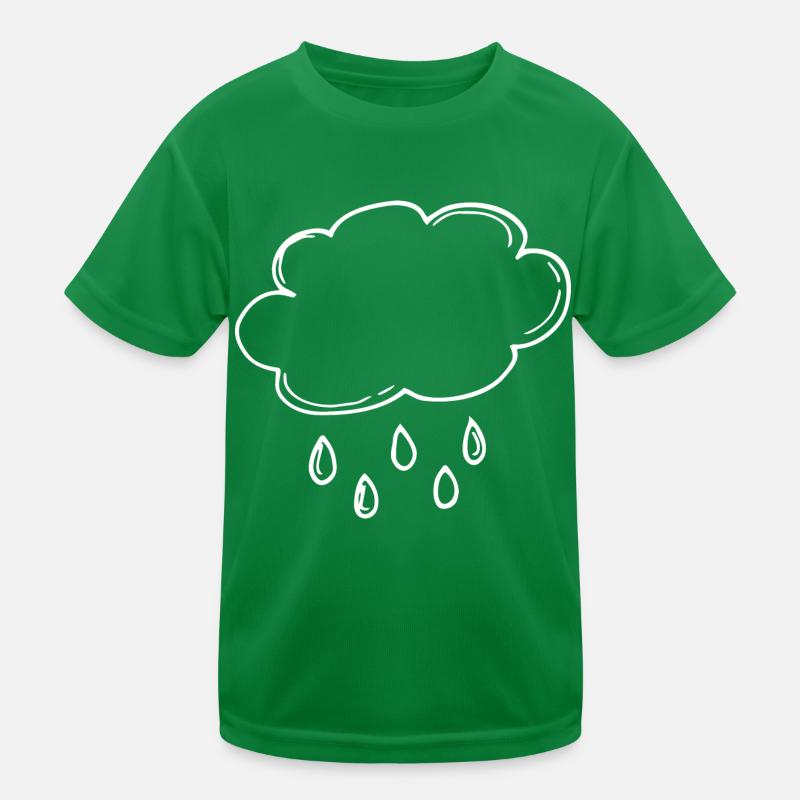 Nuage, Pluie T-shirt sport Enfant