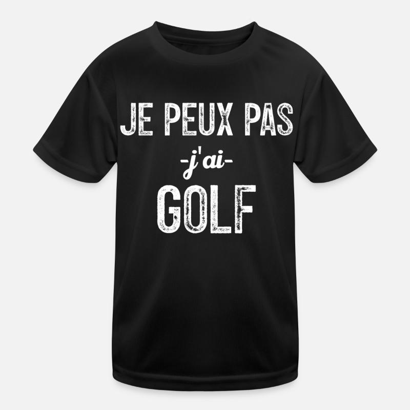Ich kann nicht Golf spielen Kinder Funktions-T-Shirt