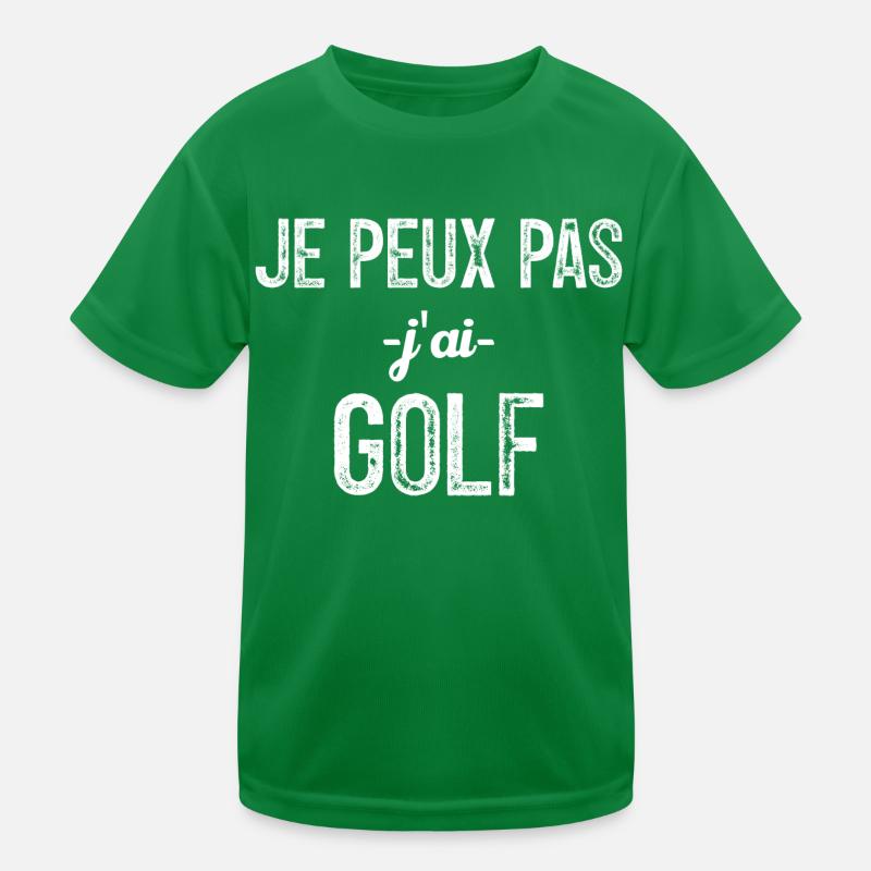 Ich kann nicht Golf spielen Kinder Funktions-T-Shirt
