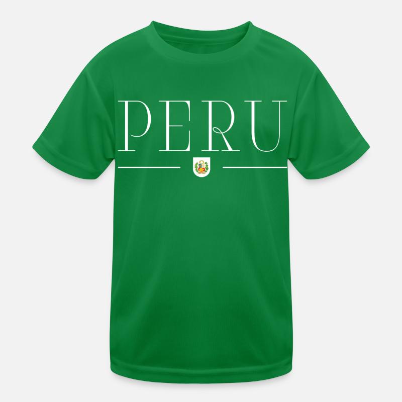 Ich liebe Peru Kinder Funktions-T-Shirt