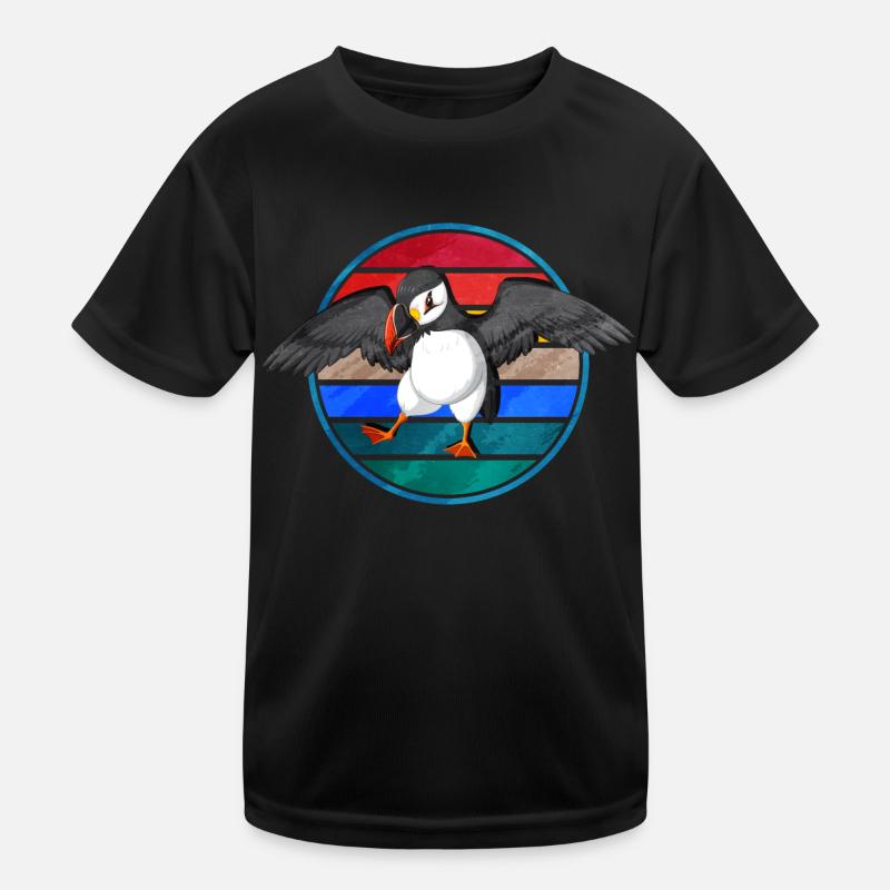 Gift for Atlantic Puffins Kids Functional T-Shirt