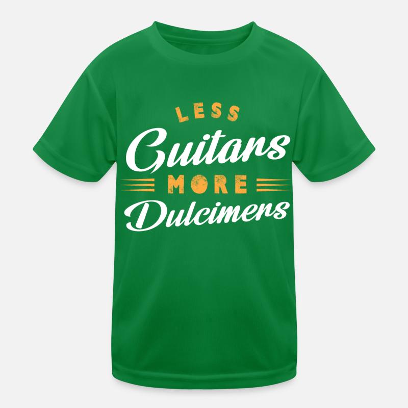 Moins de guitares Plus de Dulcimers Dulcimer des Appalaches T-shirt sport Enfant