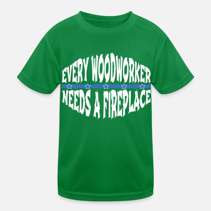 chainsaw carpenter apprentice Kids Functional T-Shirt