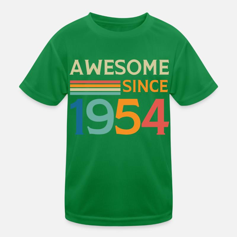 Awesome since 1954 Kids Functional T-Shirt