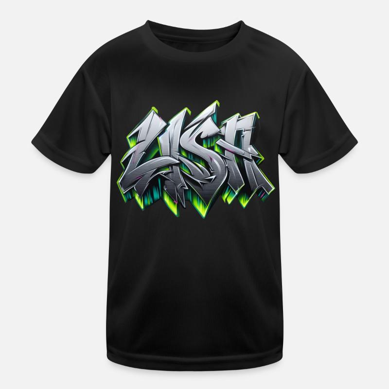 Lisa name graffiti Kinder Funktions-T-Shirt