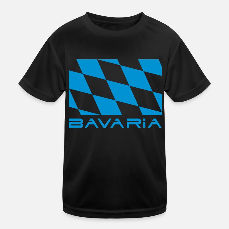 Drapeau Bavière Bavière T-shirt sport Enfant
