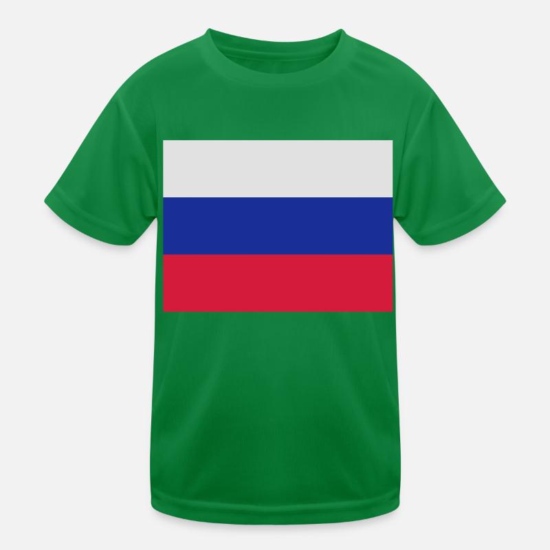 drapeau_russie T-shirt sport Enfant
