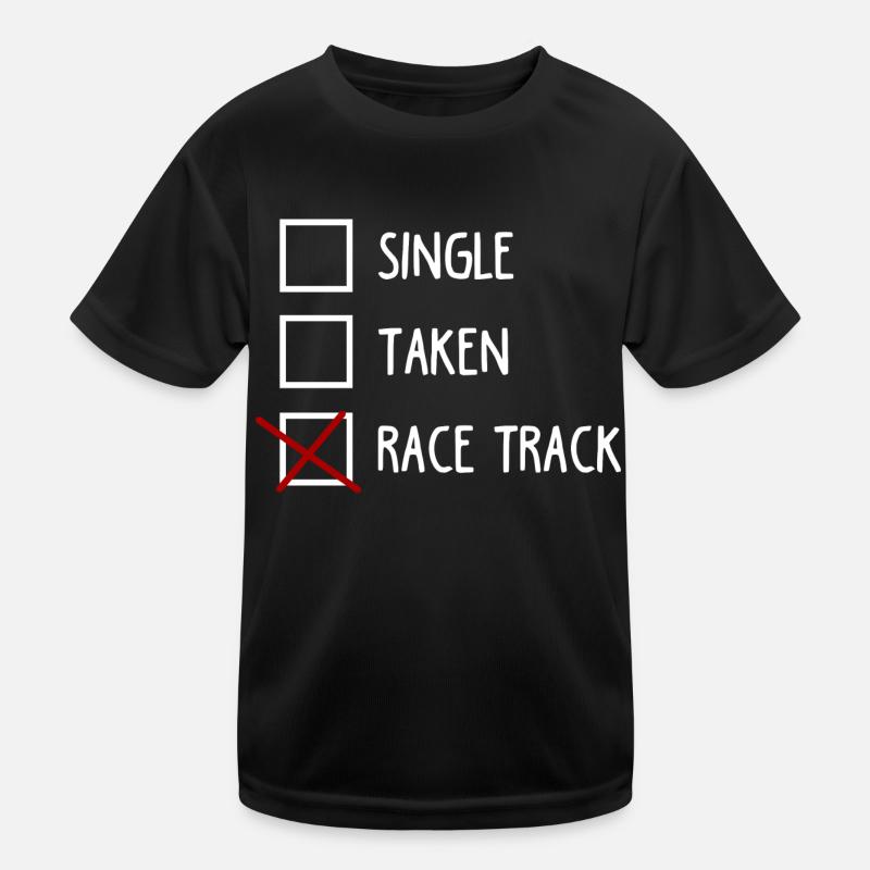 Rennstrecke Kinder Funktions-T-Shirt