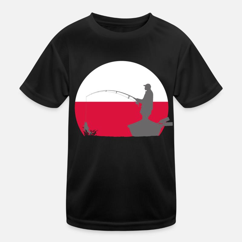Angler Kinder Funktions-T-Shirt